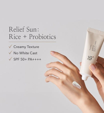 Beauty of Joseon Relief Sun Rice + Probiotics • SPF50+ PA++++sunscreen